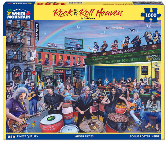 Rock and Roll Heaven (1979pz) - 1000 Piece Jigsaw puzzle