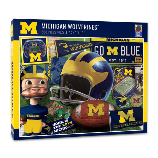 Michigan Wolverines Retro (950165) - 500 Pieces