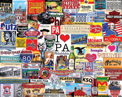 I Love Pennsylvania (1413pz) - 1000 Piece Jigsaw Puzzle