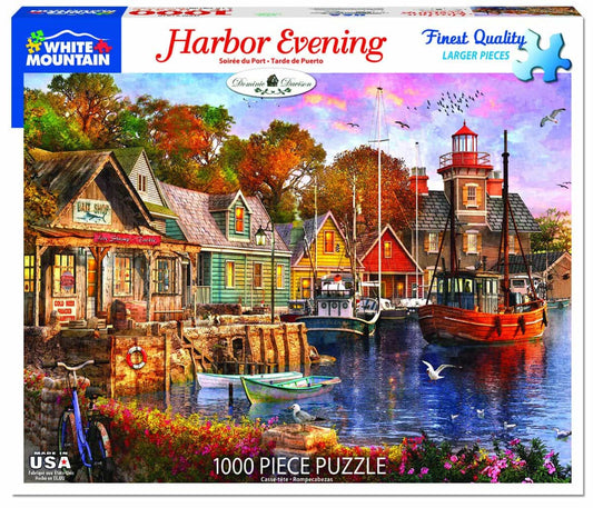 Harbor Evening (1418pz) - 1000 Piece Jigsaw Puzzle