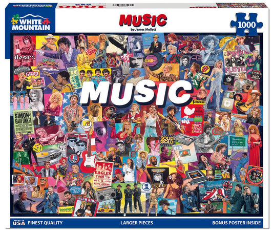 Music (1464pz) - 1000 Piece Jigsaw Puzzle