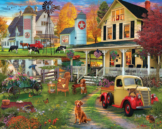 Country Retreat (1831pz) - 1000 Piece Jigsaw Puzzle