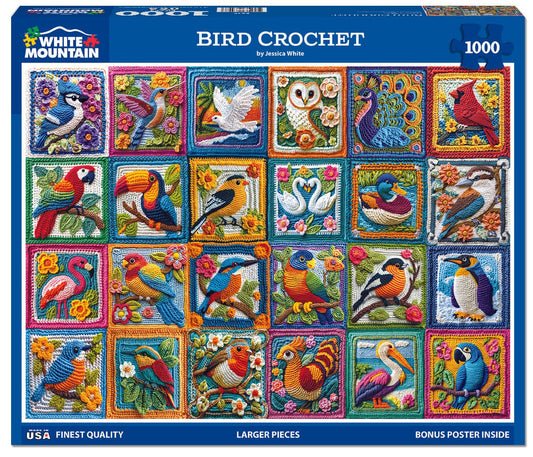 Bird Crochet (2047pz) - 1000 Piece Jigsaw Puzzle